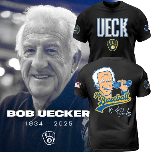 Honoring The Legend, Brewers Baseball Hall of Famer Bob Uecker TShirt