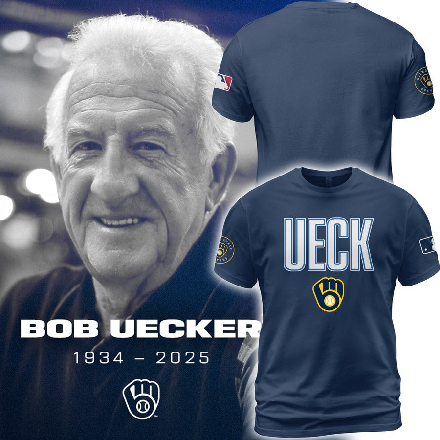 Honoring The Legend, Brewers Baseball Hall of Famer Bob Uecker TShirt