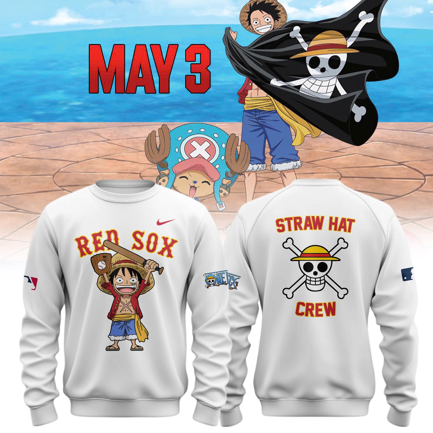 One Piece x Boston Red Sox Latest Collaboration Collection