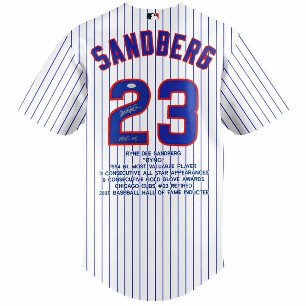 Ryne Sandberg 1959 2025 Jersey Editions Limited White