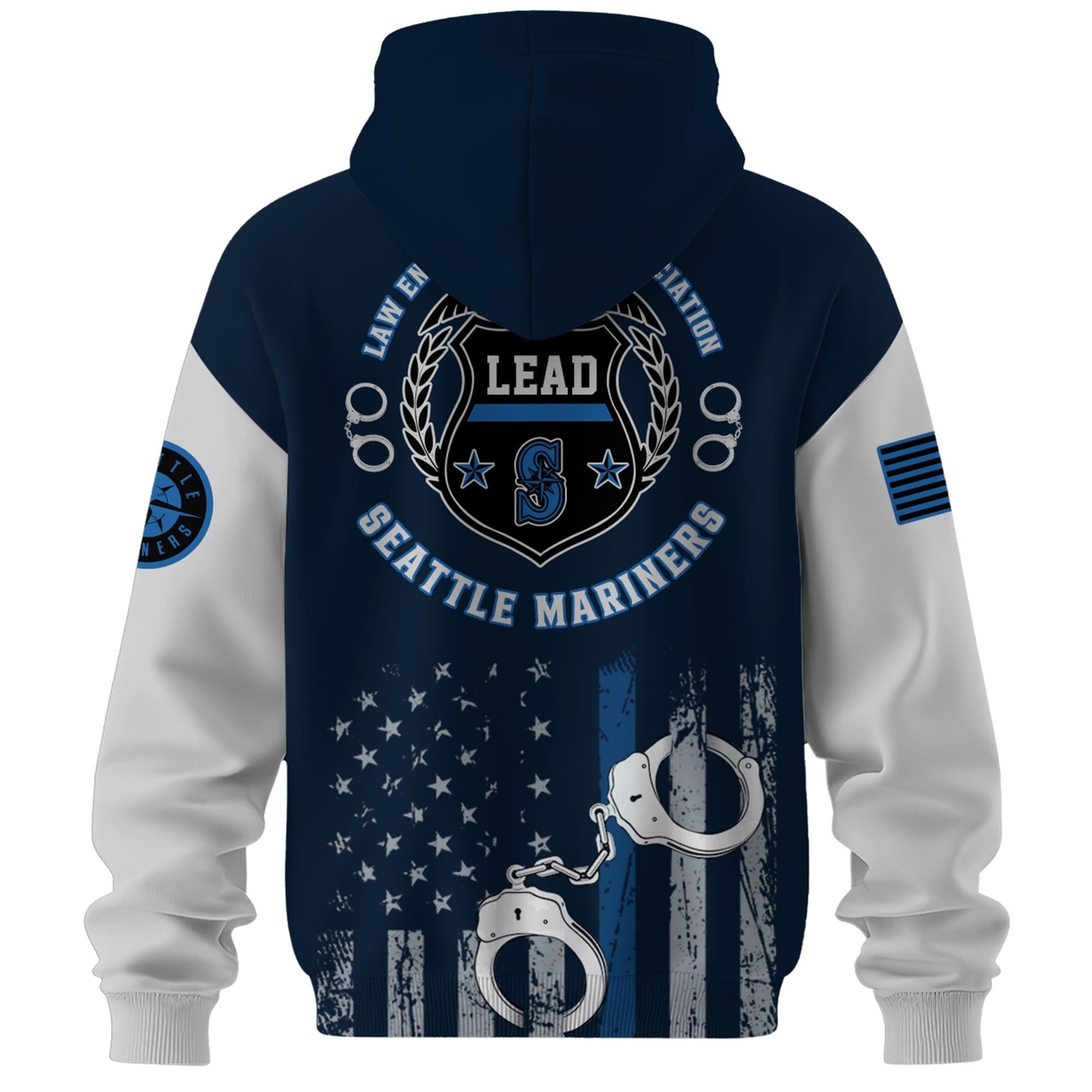 Seattle Mariners MLB x Law Enforcement Appreciation Day Hoodie Limited