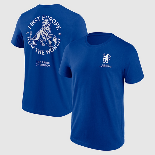 Chelsea First Europe, Now the World Graphic T-Shirt