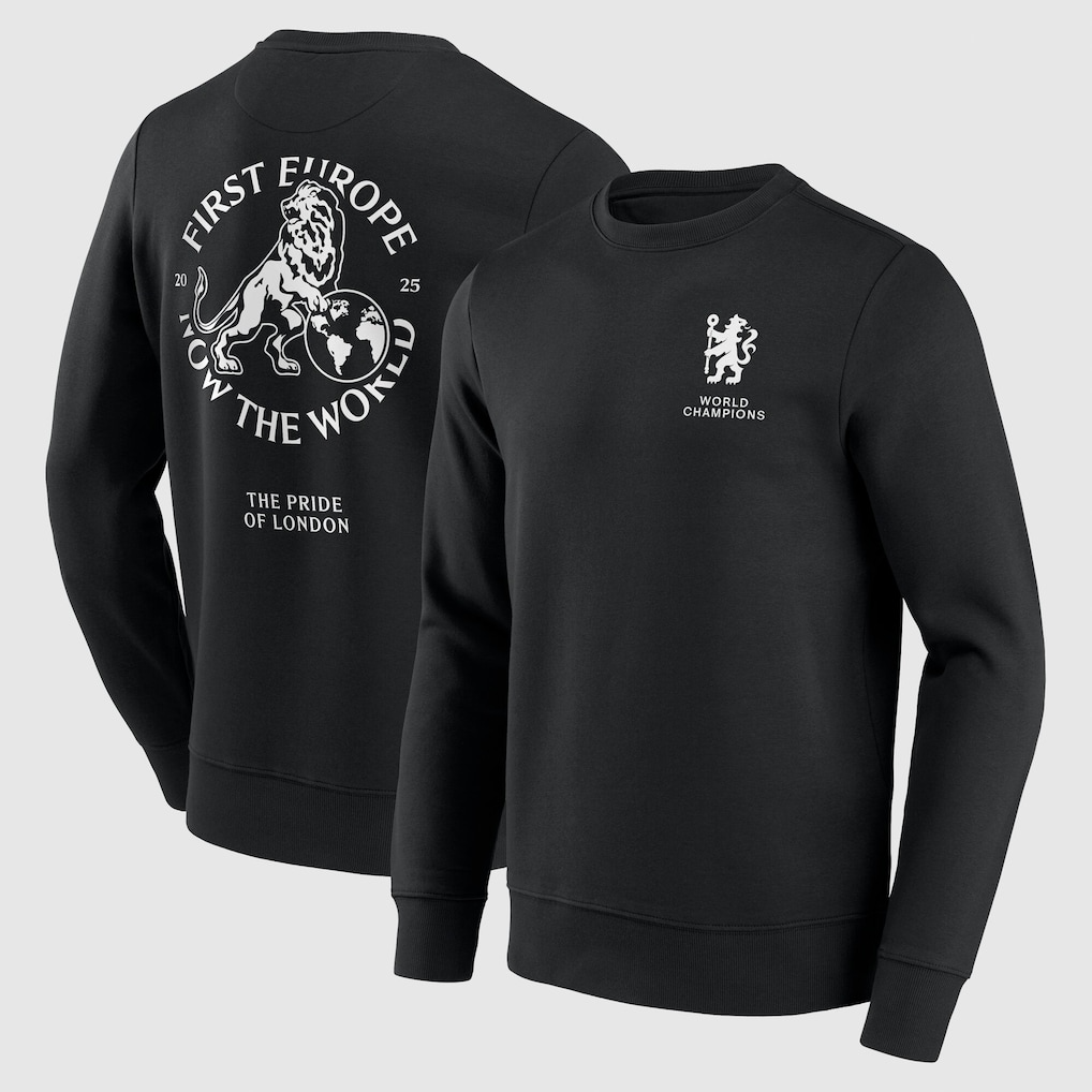 Chelsea First Europe, Now the World Graphic Crew Sweatshirt