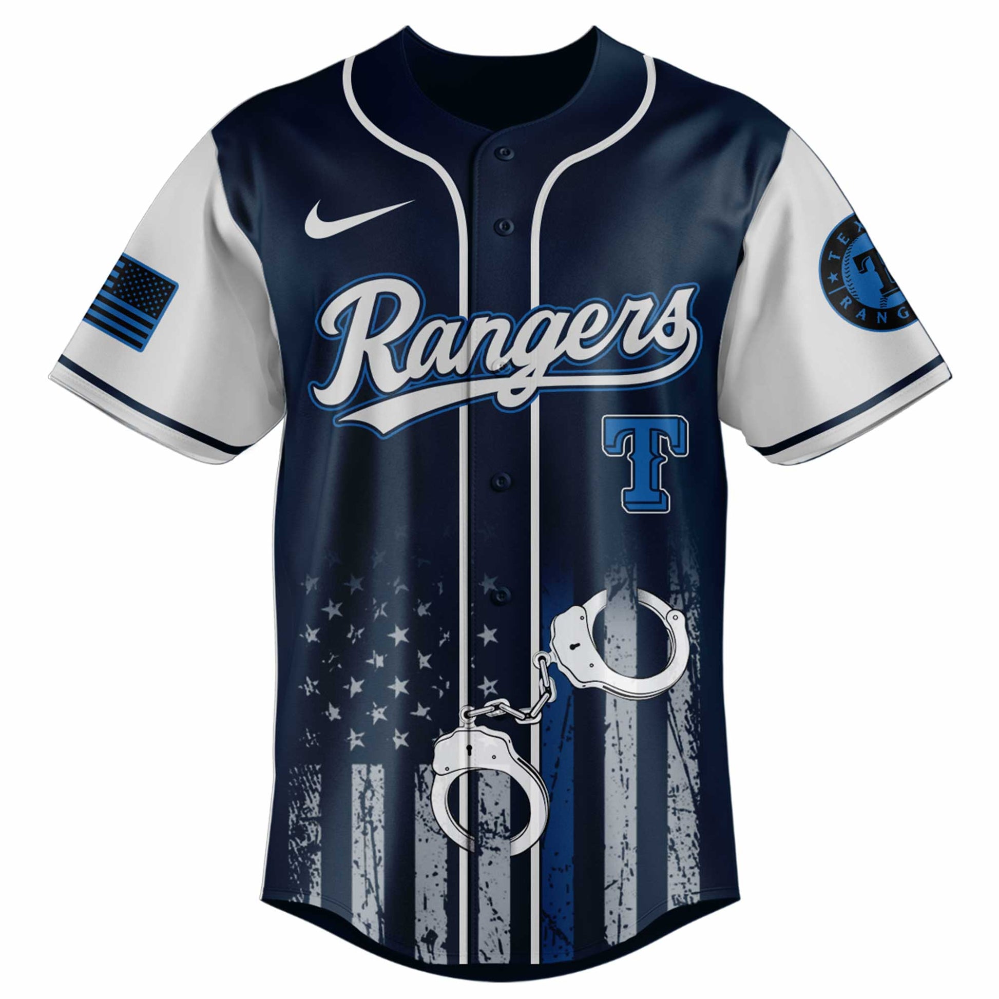 Texas Rangers MLB x Law Enforcement Appreciation Day Jersey Limited
