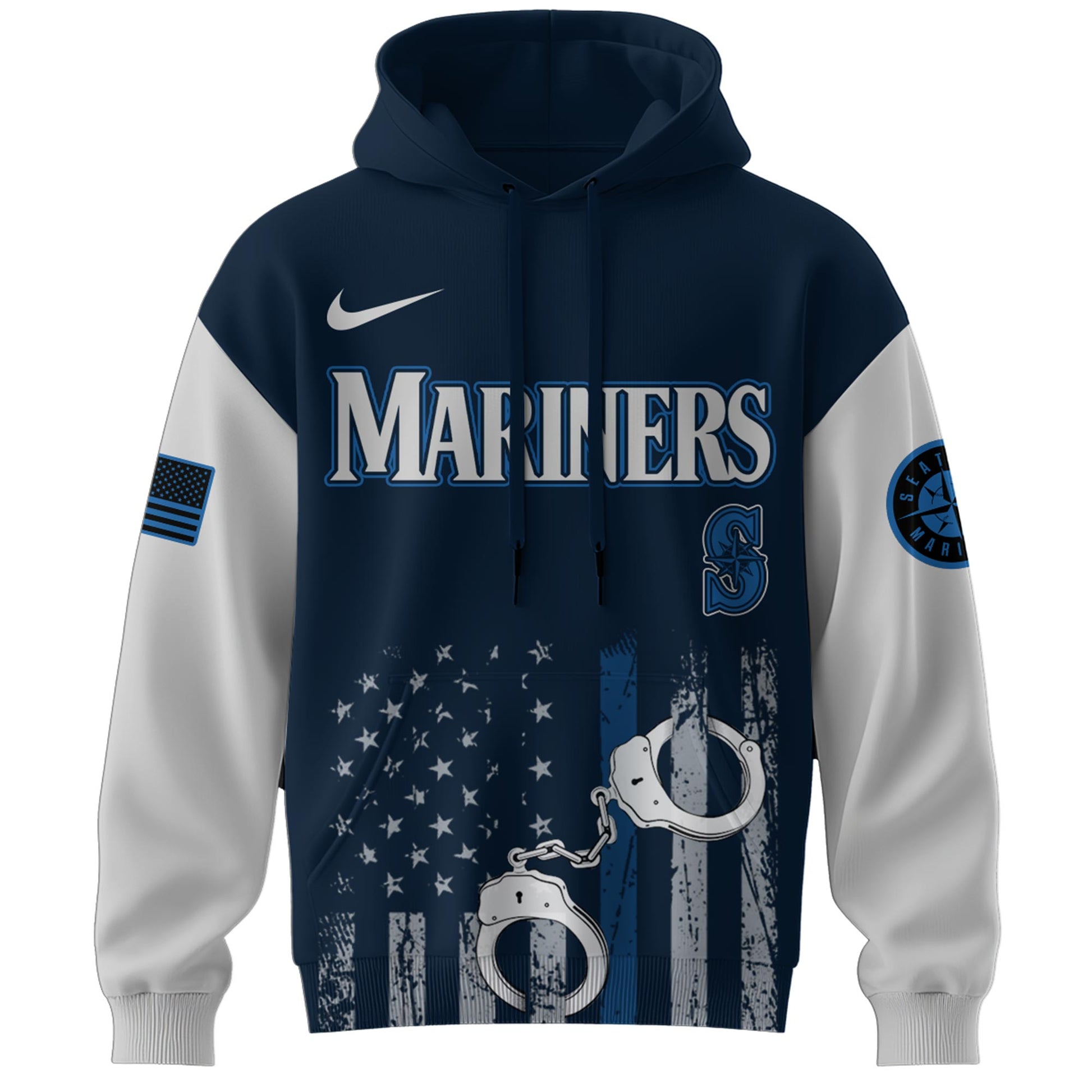 Seattle Mariners MLB x Law Enforcement Appreciation Day Hoodie Limited