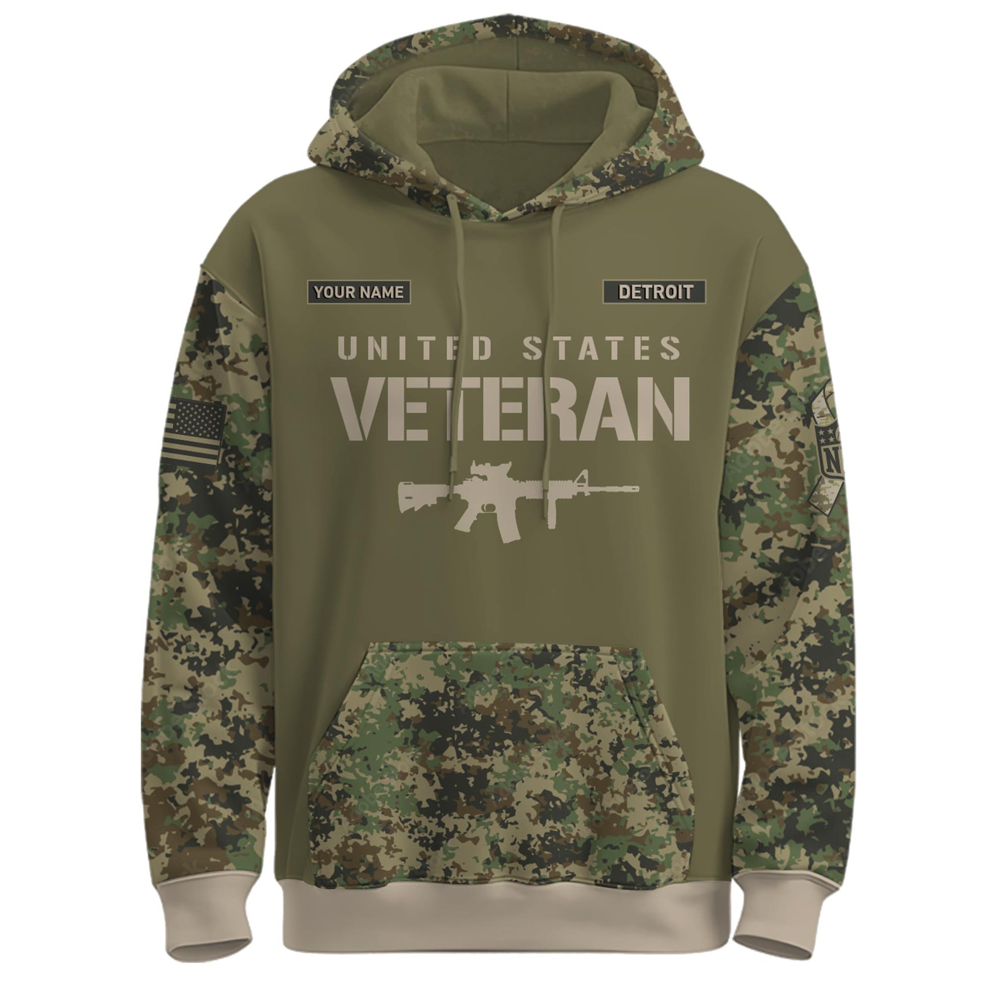 Detroit Lions - Veteran Day 2025 Hoodie Limited Edions