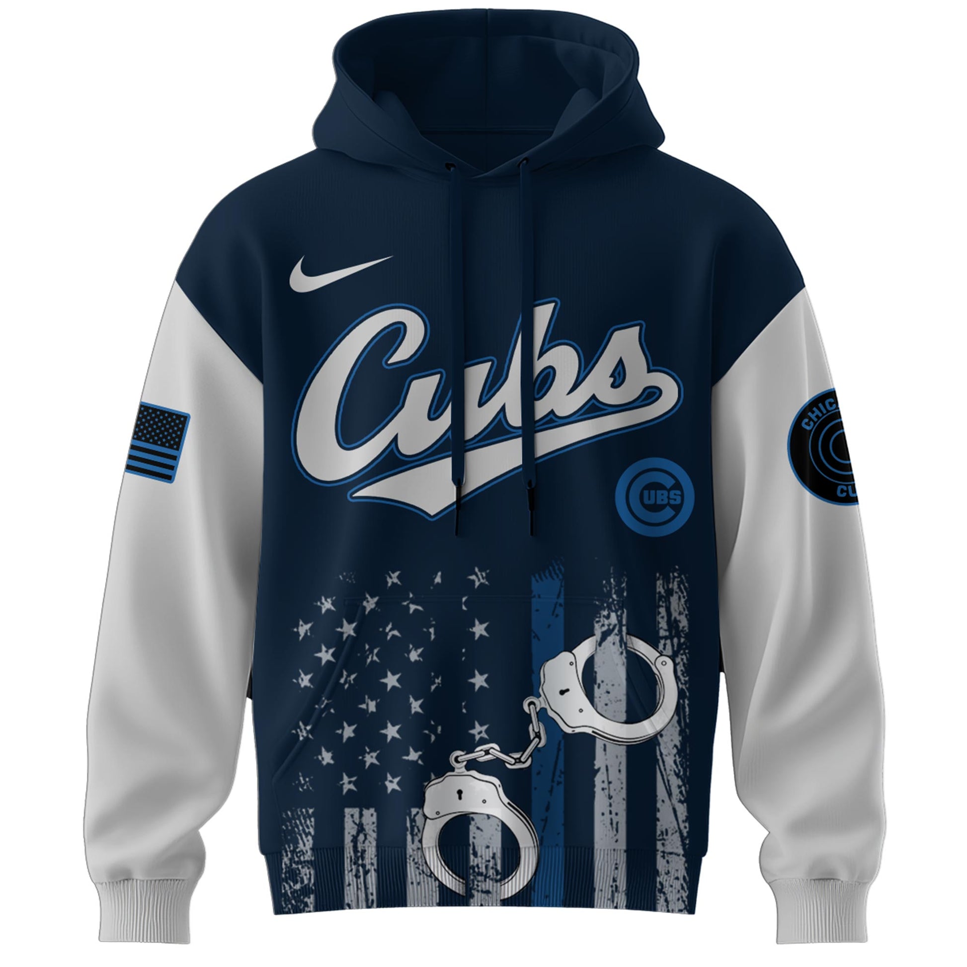 Chicago Cubs MLB x Law Enforcement Appreciation Day Hoodie Limited