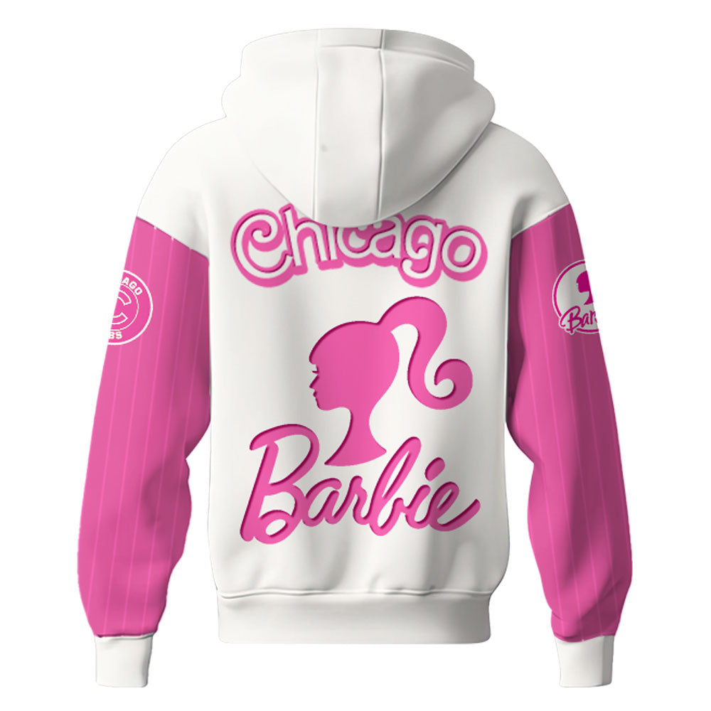 Chicago Cubs MLB x Barbie Night Game Limited Edition Hoodie 2025