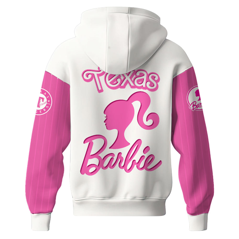 Texas Rangers MLB x Barbie Night Game Limited Edition Hoodie 2025