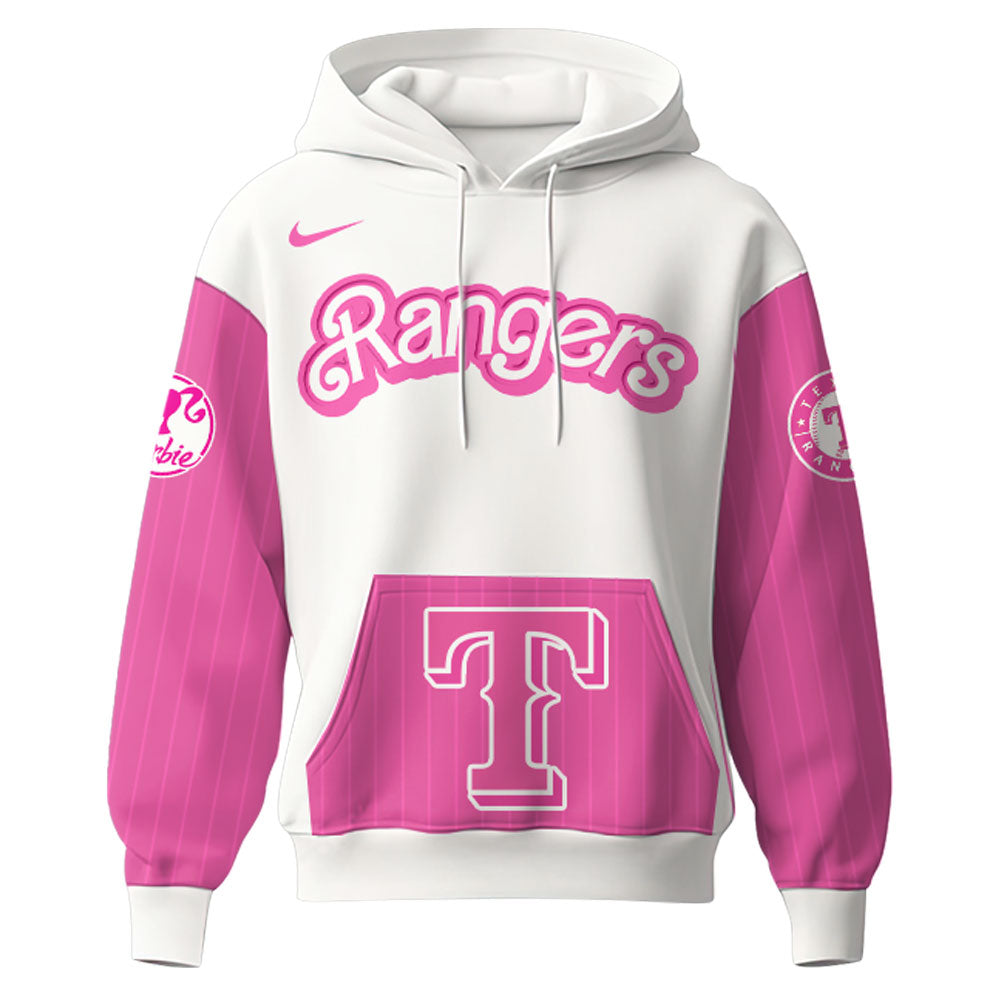 Texas Rangers MLB x Barbie Night Game Limited Edition Hoodie 2025