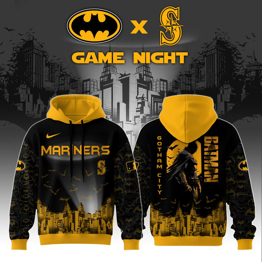 Seattle Mariners x DC Batman Game Night Special Edition Hoodie