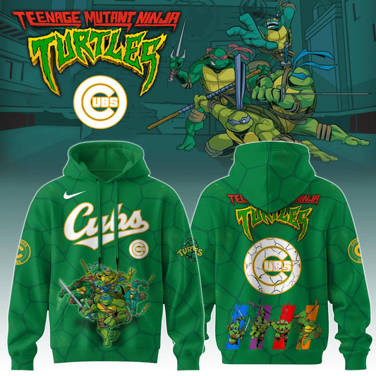 Chicago Cubs MLB x Ninja Turtles Special Edition Hoodie 2025