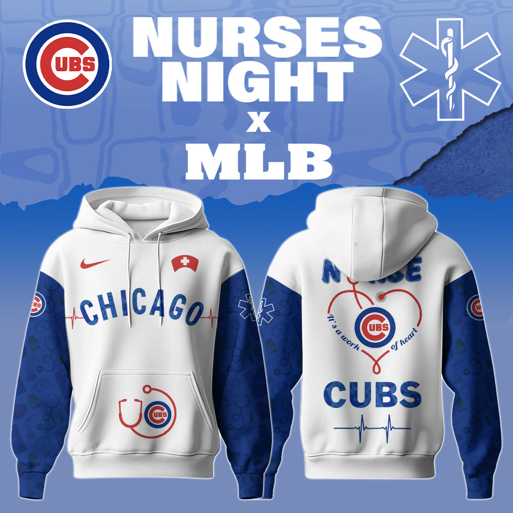 Chicago Cubs Nurses Game Night Special Edition Hoodie