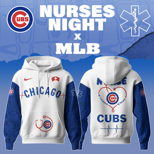 Chicago Cubs Nurses Game Night Special Edition Hoodie