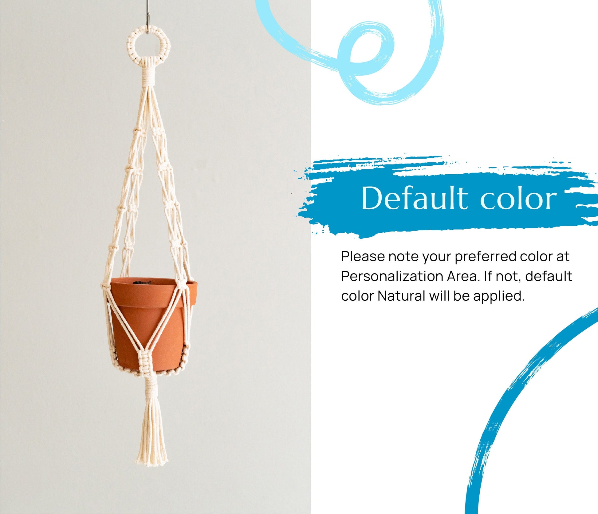 Macrame Tassel Plant Hanger, Hanging Planter, Wall Plant Hanger, Tassel Macrame, Garden Decor, Ceiling Pot Holder, Gift For New Home H75