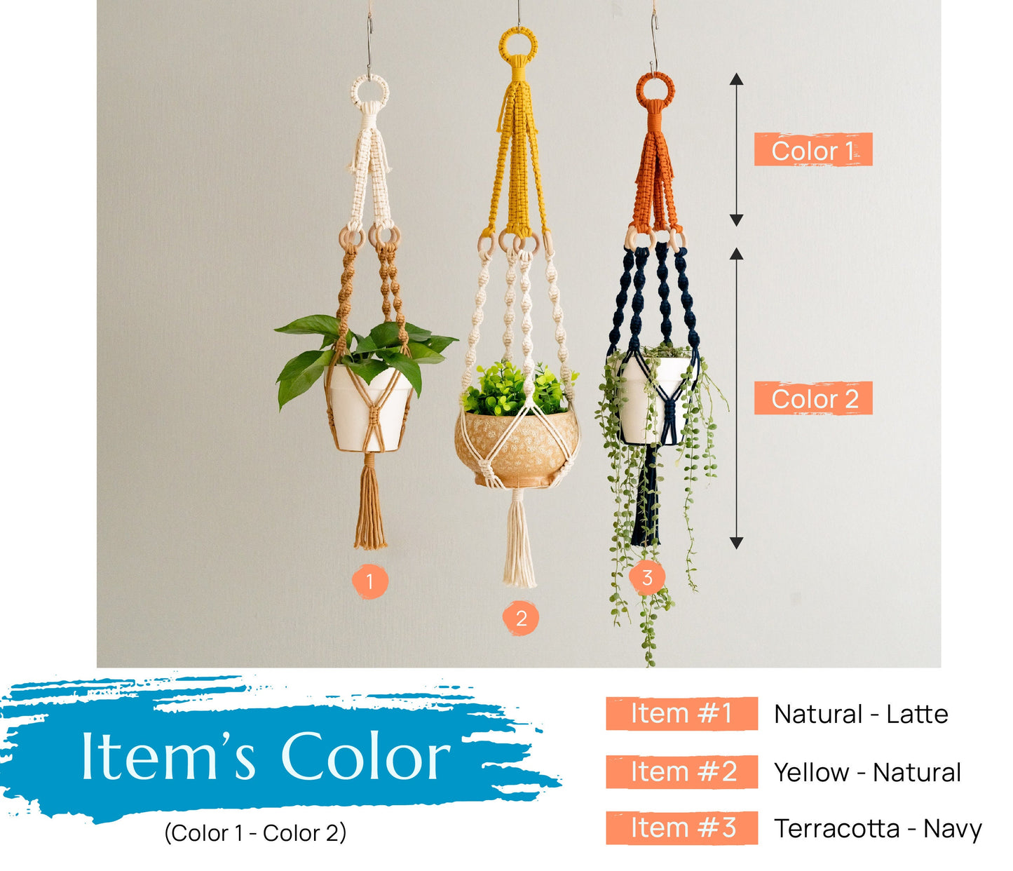 Macrame Tassel Plant Hanger, Boho Planter, Plant Storage, Grandma Gift, Modern Macrame Decor, Boho Plant Hangers, Window Planter I69