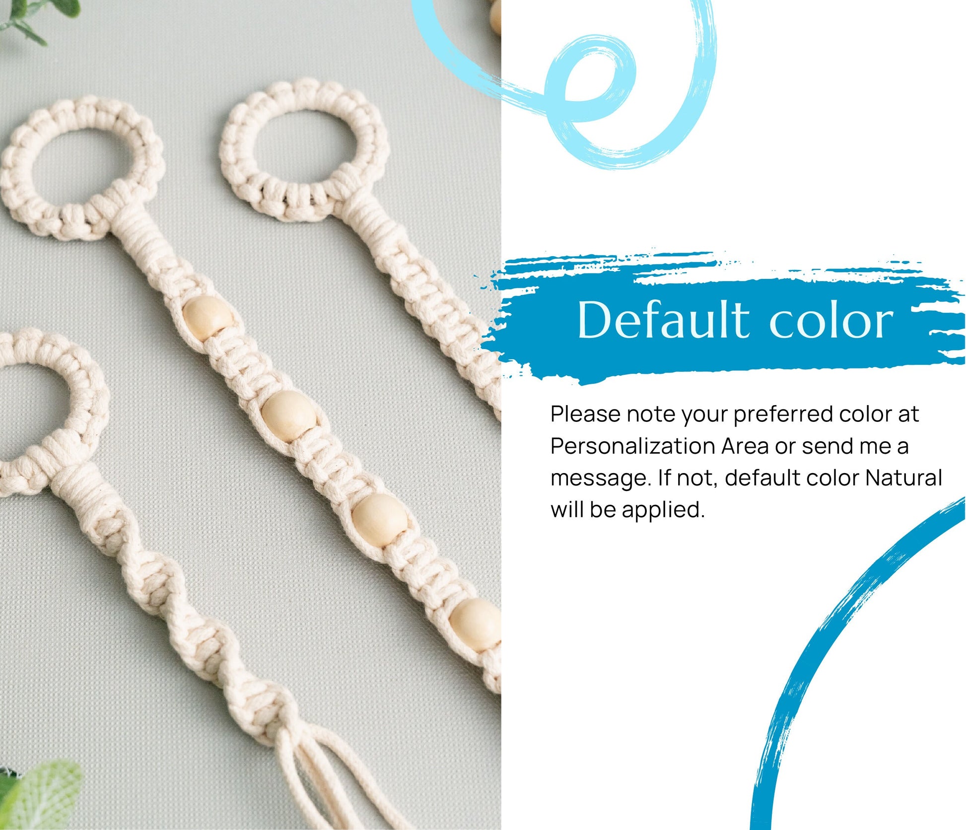 Macrame Plant Hanger Extension, Macrame Extender, Macrame Mobile Extension, Plant Holder Extender, Hanging Extension, Ceiling Extender H17