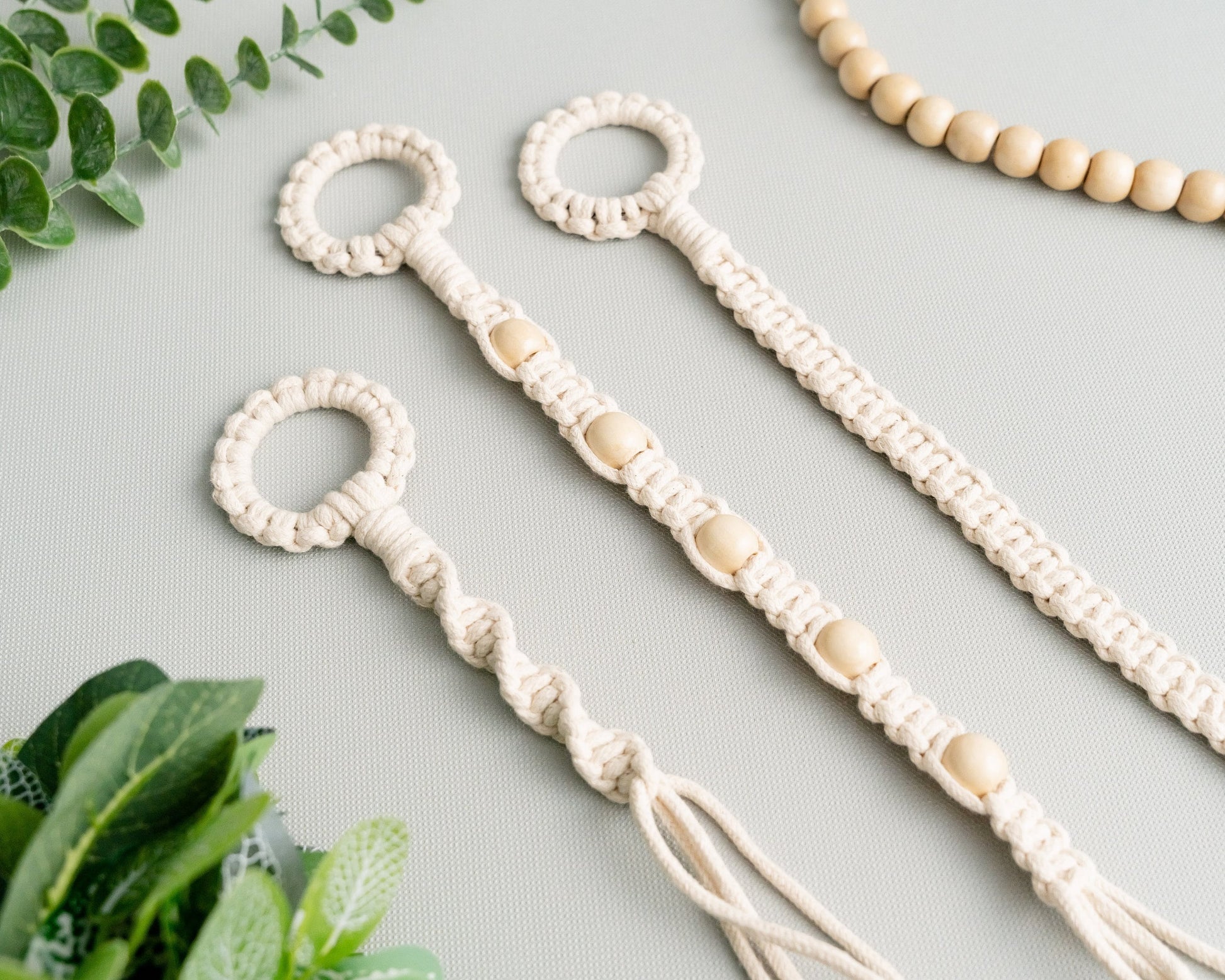 Macrame Plant Hanger Extension, Macrame Extender, Macrame Mobile Extension, Plant Holder Extender, Hanging Extension, Ceiling Extender H17