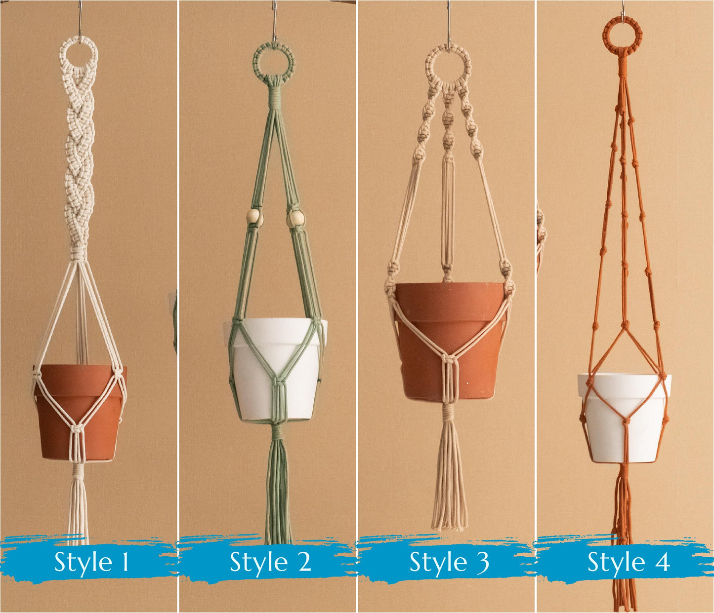 Tassel Plant Hanger, Macrame Home Decor, Planter Hanger, Plant Holders, Gift For Mom, Hanging Pot, Garden Lover, Scandinavian Style I87