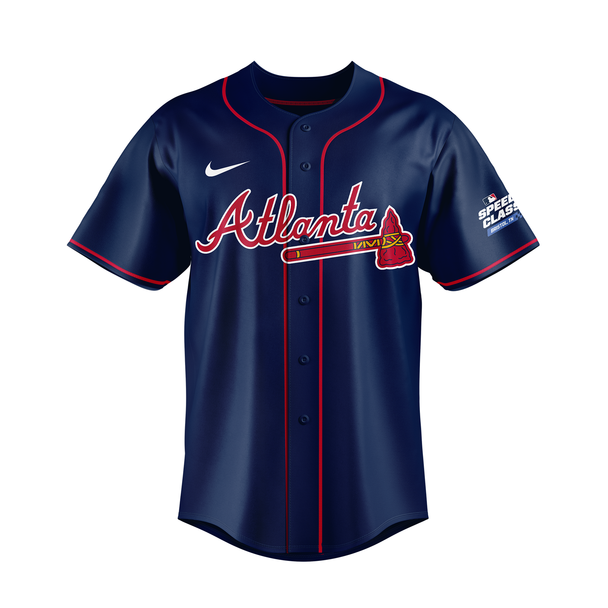 Atlanta Braves 2025 MLB Speedway Classic Jerseys
