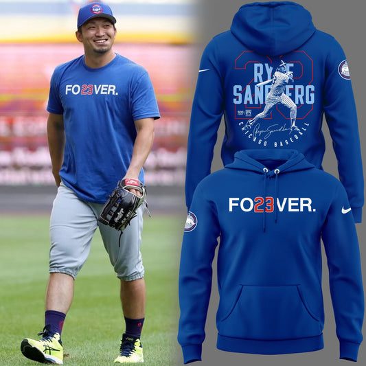 Special New Ryne Sandberg's legendary No. 23 Hoodie 2025