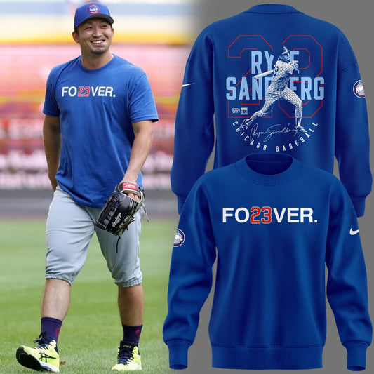 Special New Ryne Sandberg's legendary No. 23 Sweatshirt 2025