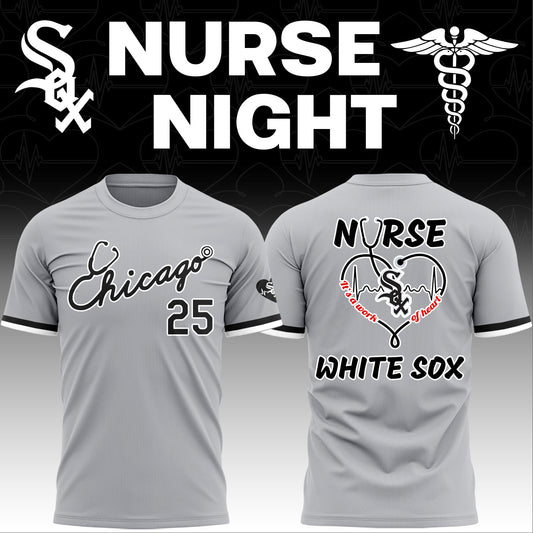 Special New Chicago White Sox Nurse Night T-Shirt 2025
