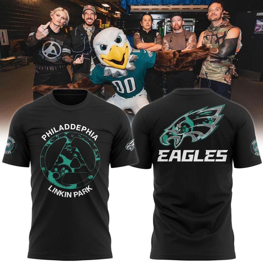 Limited edition Philadelphia Eagles x Linkin Park From Zero World Tour T-Shirt