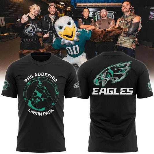 Limited edition Philadelphia Eagles x Linkin Park From Zero World Tour T-Shirt