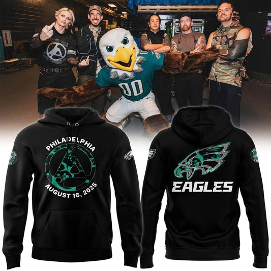Limited edition Philadelphia Eagles x Linkin Park From Zero World Tour Hoodie