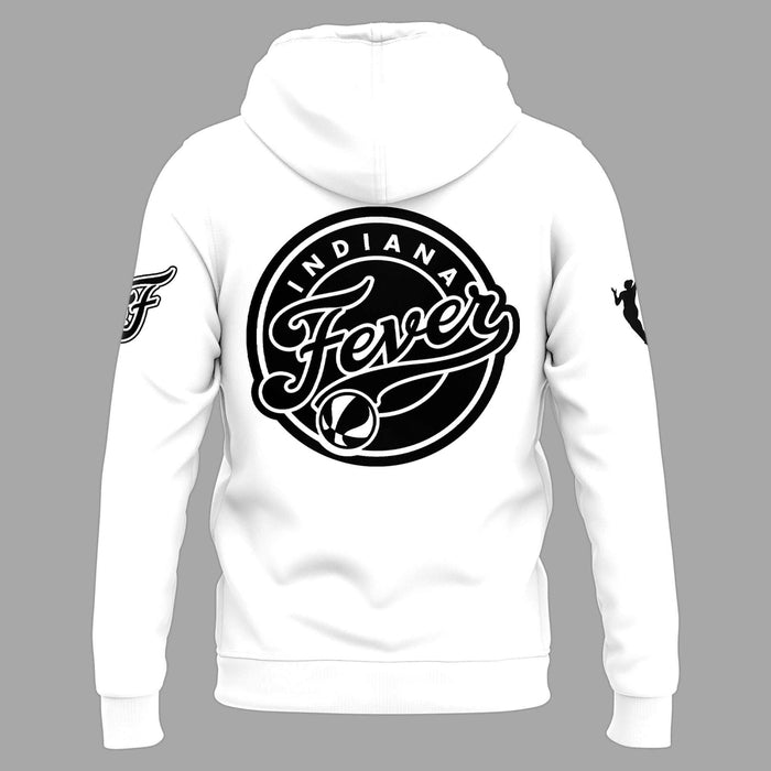 Caitlin Was Here - Caitlin Clark Signature Nike Swoosh Logo Hoodie V2 (White)