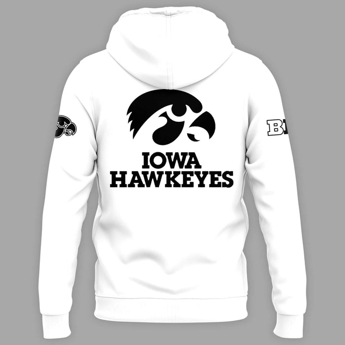 Caitlin Was Here - Caitlin Clark Signature Nike Swoosh Logo Hoodie V5 (White)