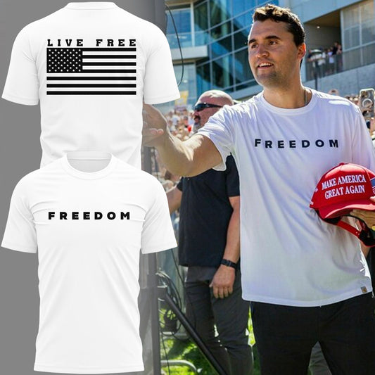 Limited Edition Charlie Kirk Freedom T-shirt