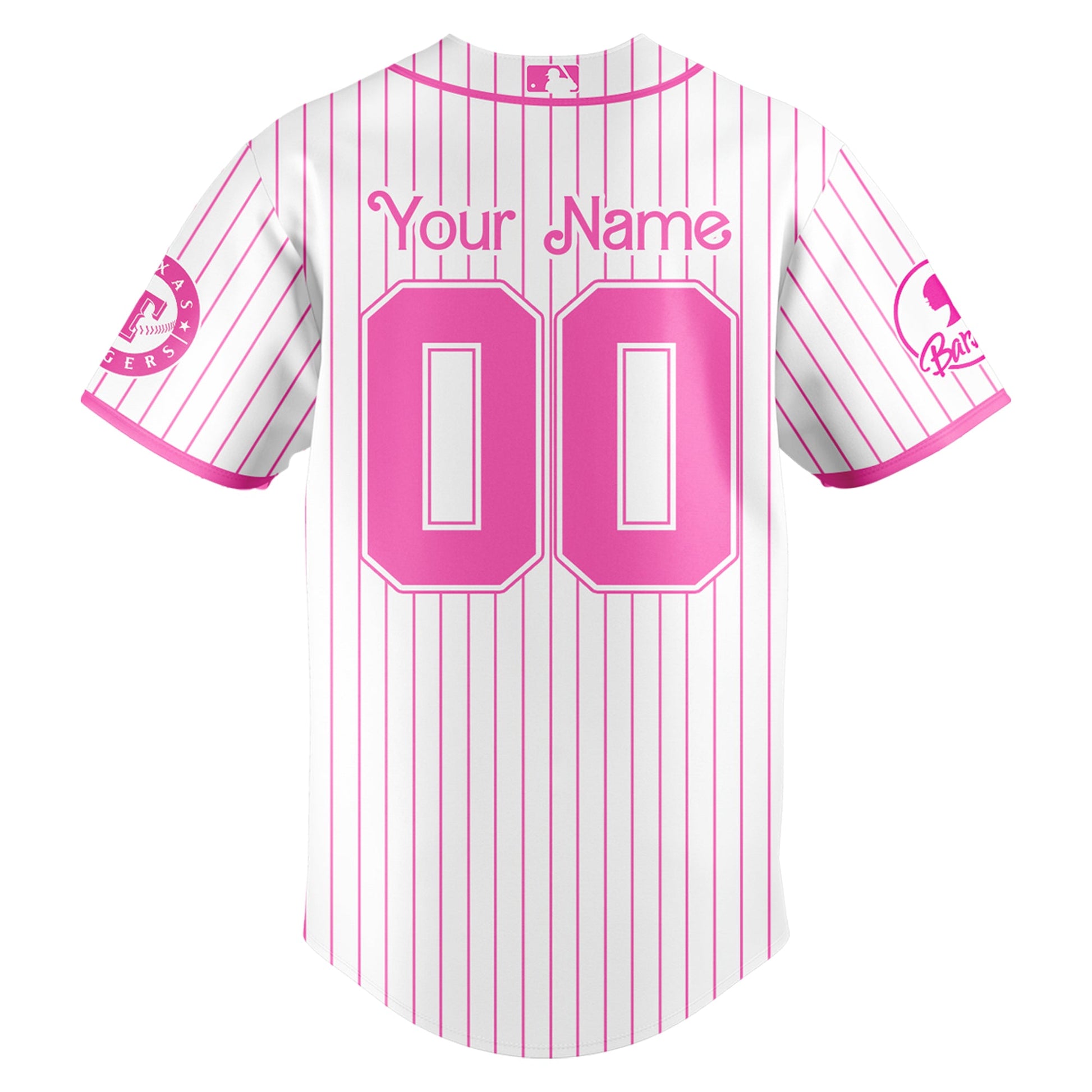 Texas  Rangers MLB x Barbie Night Game Limited Edition Jersey 2025 v2
