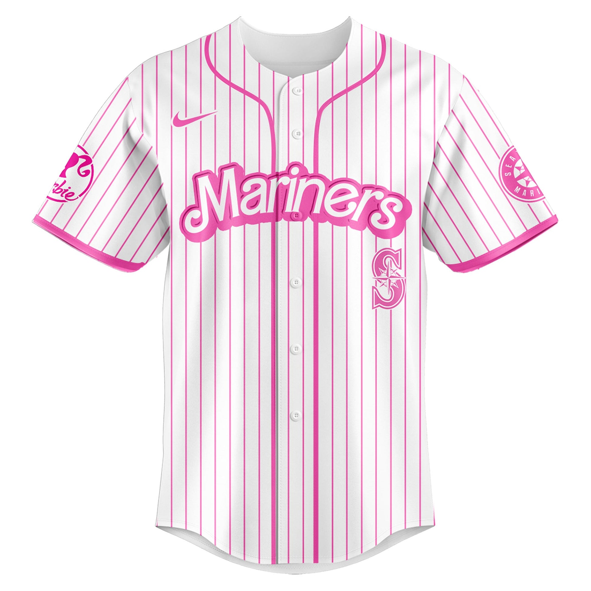 Seattle Mariners MLB x Barbie Night Game Limited Edition Jersey 2025 v1