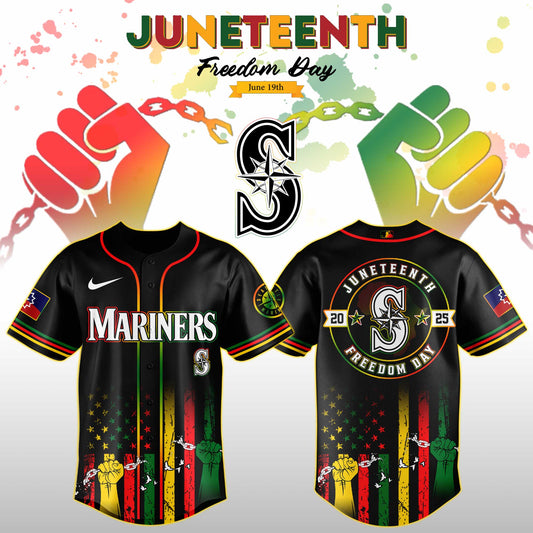 Seattle Mariners MLB X Juneteenth Day Jersey Edition Jersey 2025