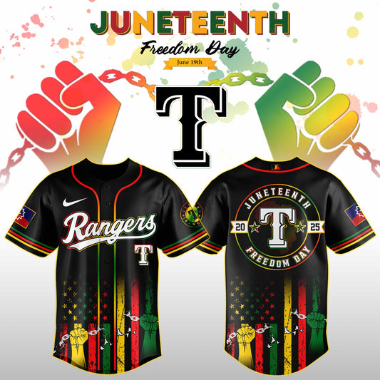 Texas Rangers MLB X Juneteenth Day Jersey Edition Jersey 2025