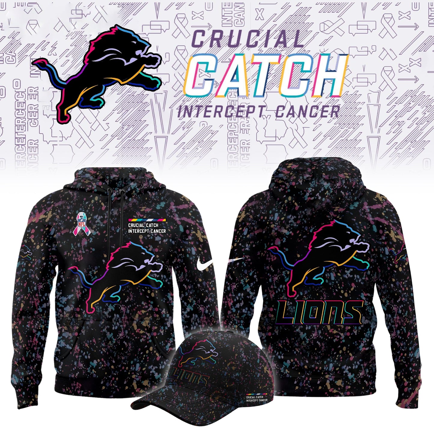 Detroit Lions Crucial Catch Limited Hoodie