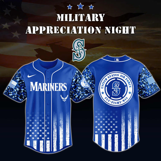 Seattle Mariners MLB x Air Force Military Appreciation Night Jersey Editions Limited 2025 V4