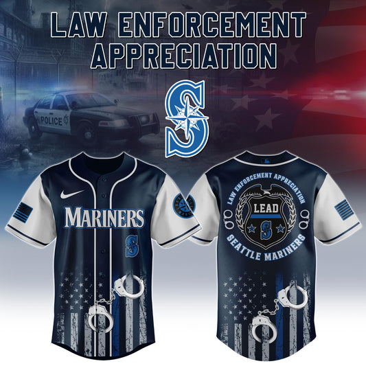 Seattle Mariners MLB x Law Enforcement Appreciation Day Jersey Limited
