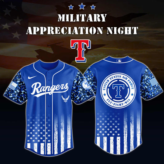 Texas Rangers MLB x Air Force Military Appreciation Night Jersey Editions Limited 2025 V4