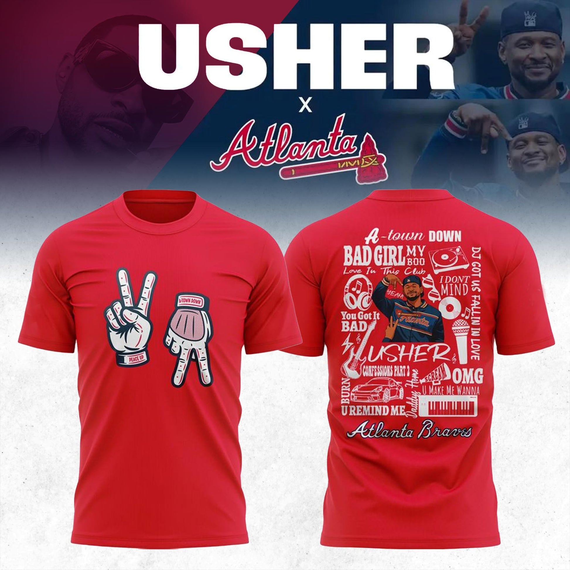 Atlanta Braves x Usher Night 2025 Shirt