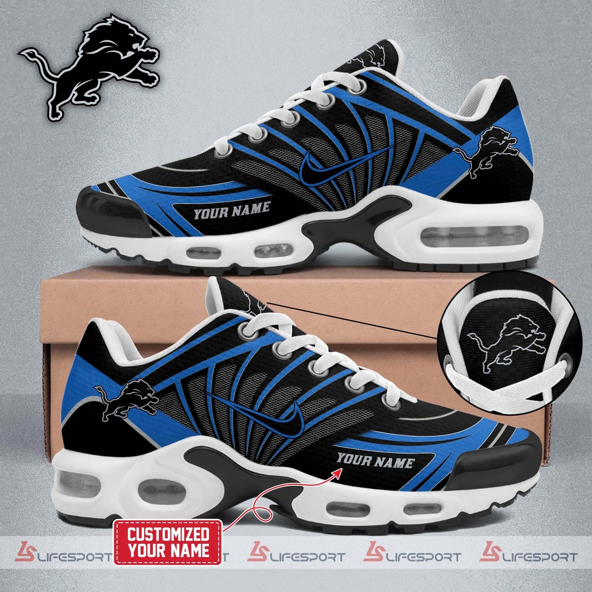 Special Edition Detroit Lions New Shoes