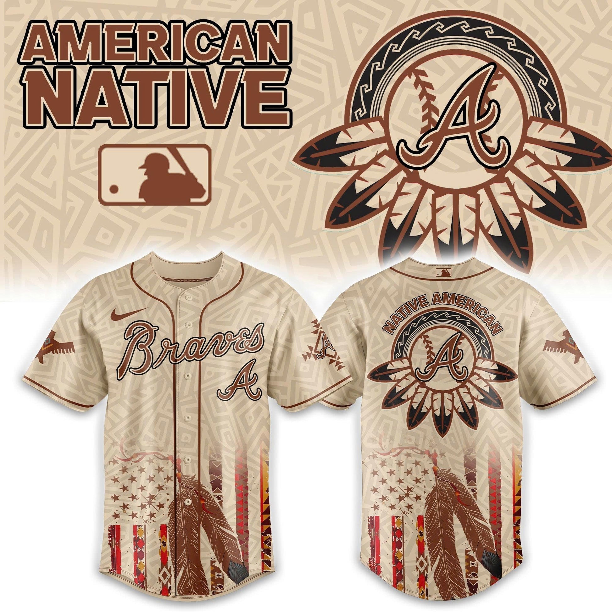 Atlanta Braves x Native American Heritage 2025 Baseball Jersey
