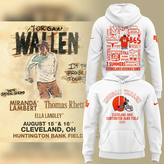 Exclusive Morgan Wallen x Cleveland Browns Hoodie 2025 For Fans!