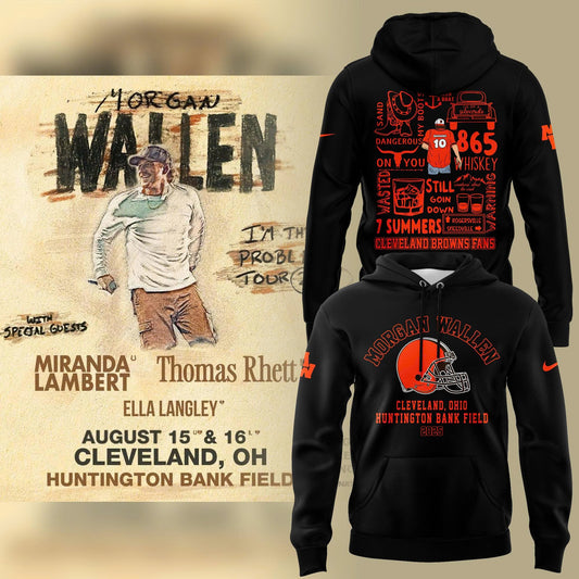 Exclusive Morgan Wallen x Cleveland Browns Hoodie 2025 For Fans!