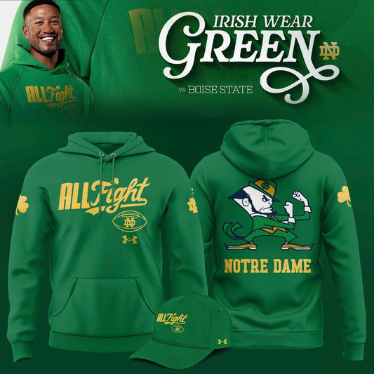 Kelly Green Notre Dame Fighting Irish All Fight Limited Edition Hoodie