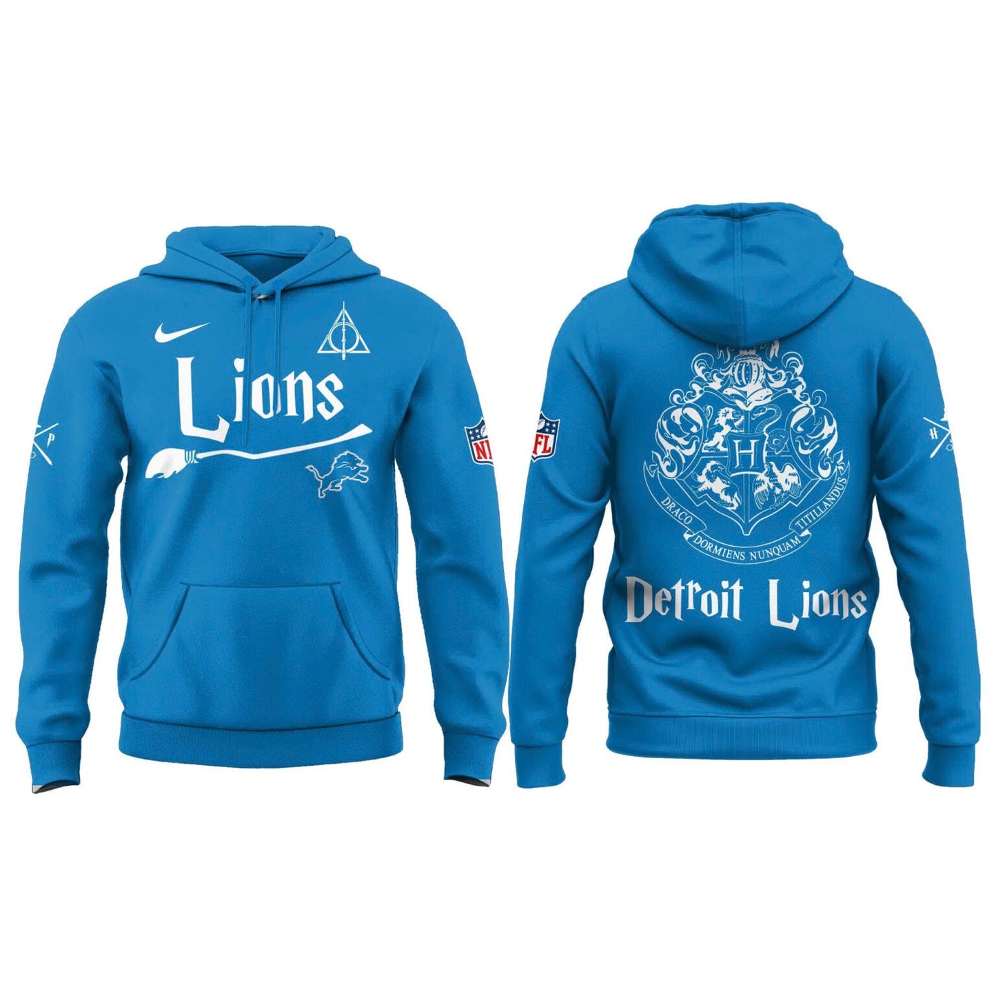 Detroit Lions Harry Potter 2025 Combo Hoodie