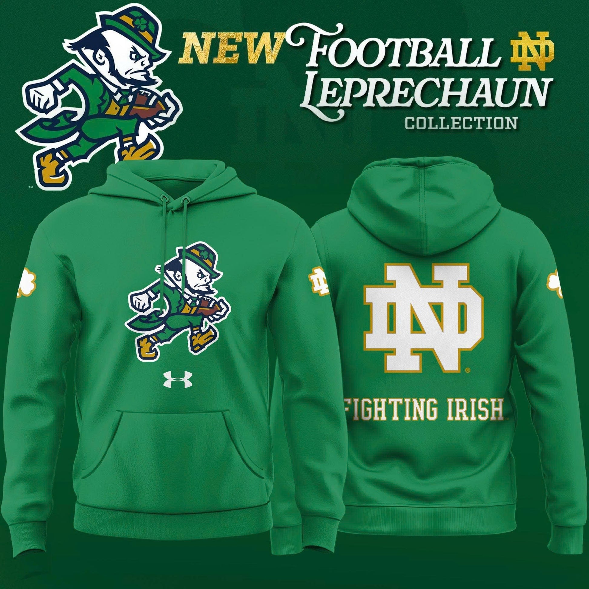 Limited Edition Irish Football Leprechaun Collection 2025 Hoodie