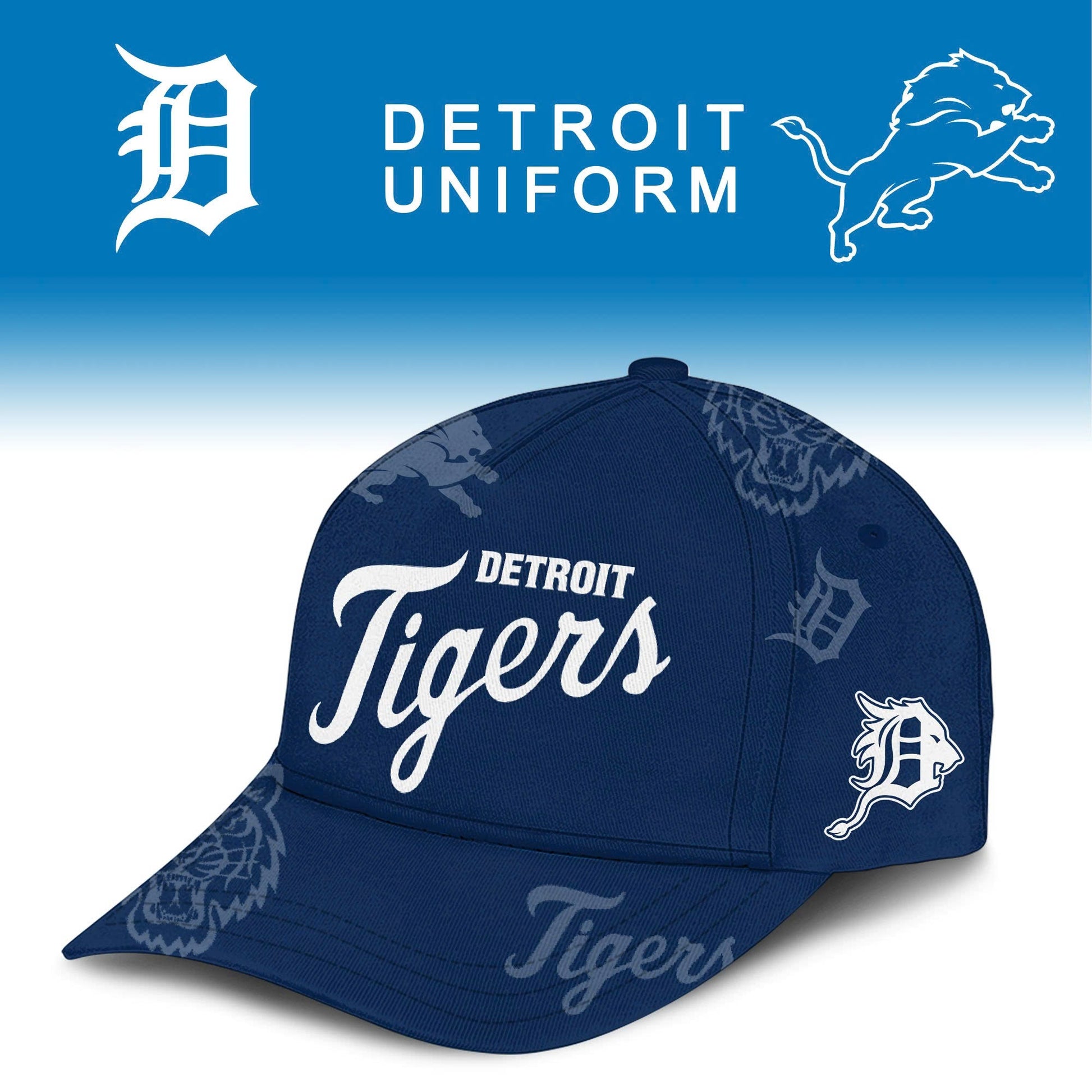 Detroit Tigers x Detroit Lion Limited Edition Jersey 2025 Ver 2